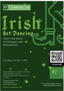 Tuesday Set Dancing Workshop Flyer
