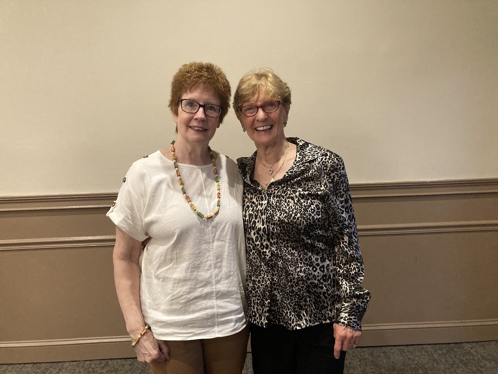 Barbara Boyd, Set Dance Teacher, with former teacher Sally Harney